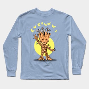 Spring Time Adorable Alien Superhero Long Sleeve T-Shirt